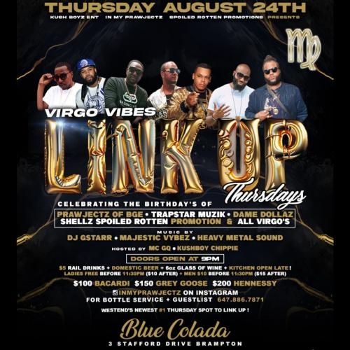 LINK UP THURSDAYS | VIRGO VIBES BIRTHDAY EDITION | THURSDAY AUGUST 24TH