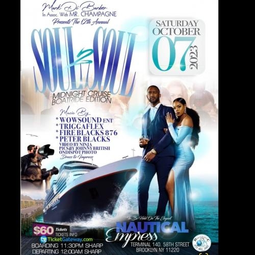 SOUL 2 SOUL MIDNIGHT CRUISE BOATRIDE EDITION