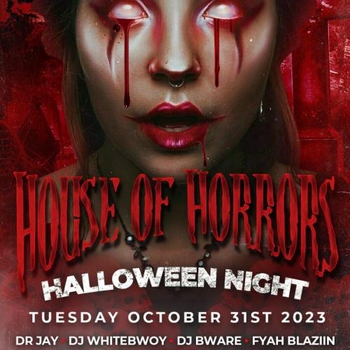 HOUSE OF HORRORS HALLOWEEN COSTUME BASH FT DR JAY