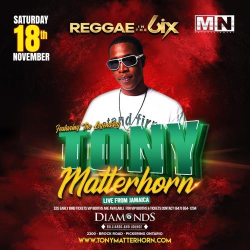 TONY MATTERHORN Live Inside REGGAE IN DA 6IX