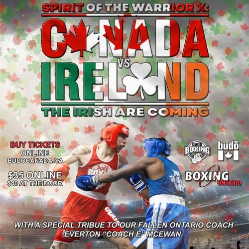 Spirit of the Warrior X: Canada vs Ireland