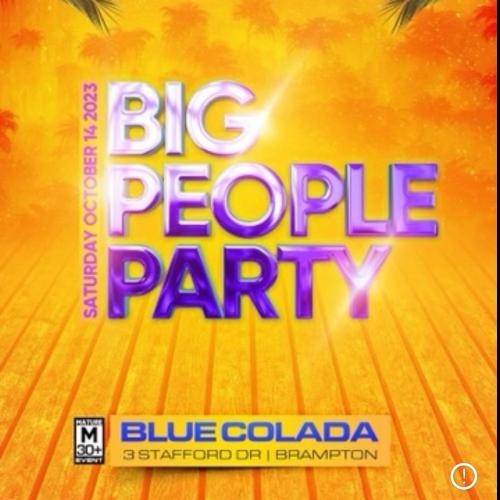 Big People Party - 30+ Mature Clientele
