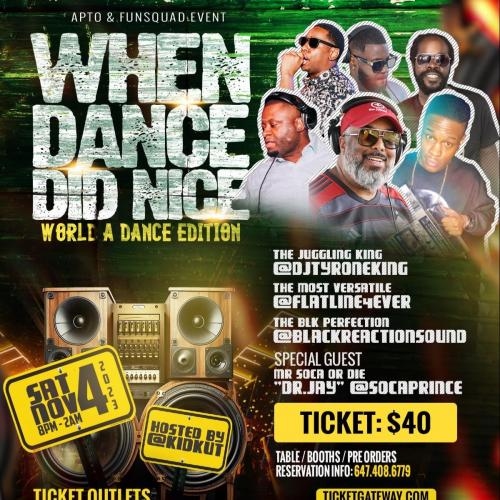 When dance did nice (Nov.4)