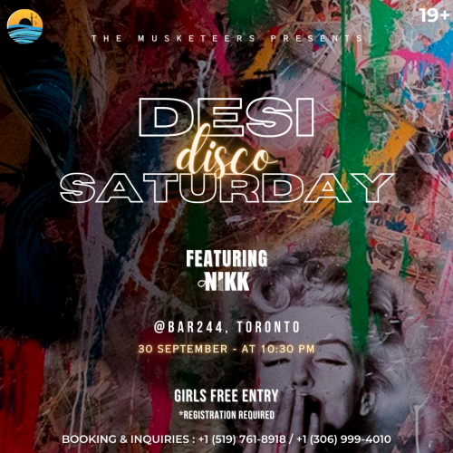 Desi Disco Saturday 