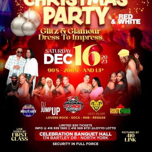 Pinchers Lotto Christmas Party