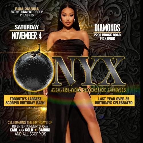 ONYX ALL BLACK SCORPIO AFFAIR 2023