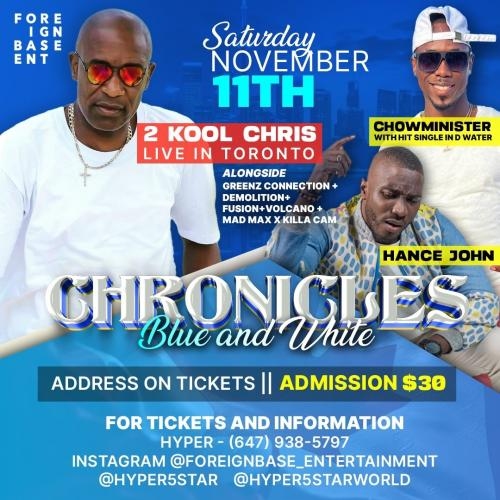 CHRONICLES | BLUE AND WHITE