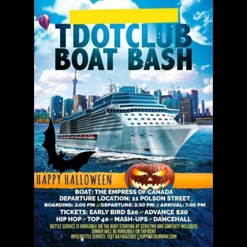 Tdotclub Halloween Day Time Booze Cruise 2023