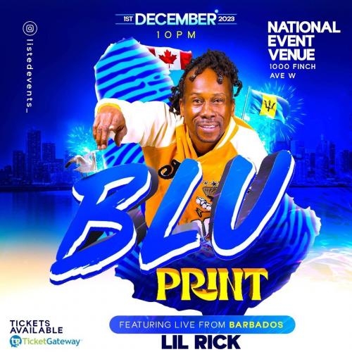 BLU PRINT | FEATURING ARTISTE LIVE FROM BARBADOS