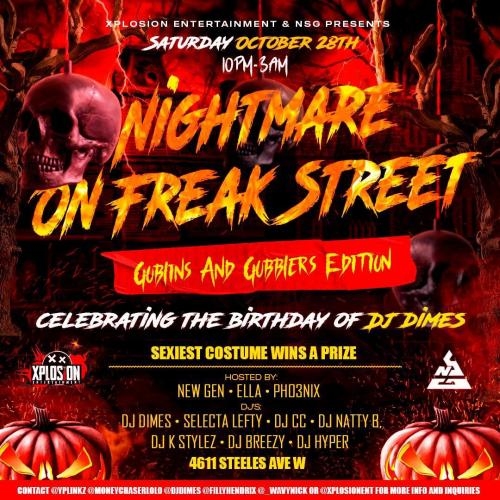 Xplosion x Nsg Presents: Nightmare On Freakstreet