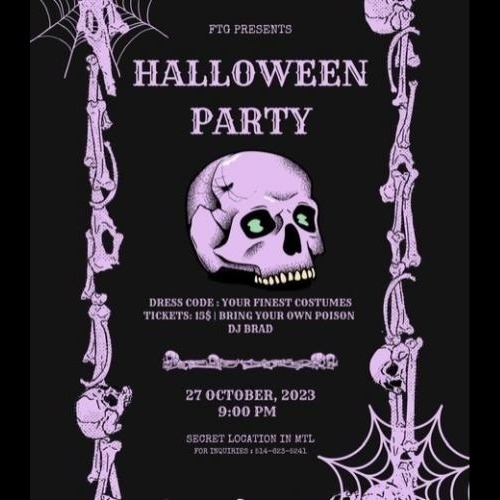 Halloween Party! 5010 rue saint-patrick apt 100