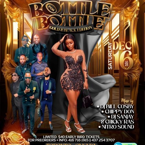 Bottle Pon Bottle | Gold & Black Edition