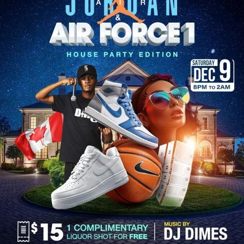 Air Jordan and Air Force 1 HOUSE PARTY Edition