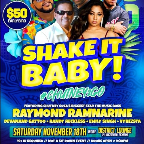 Shake It Baby! Chutney2Go Saturday