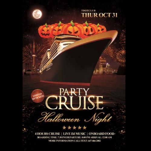 Tdotclub Halloween Night Booze Cruise 2024 