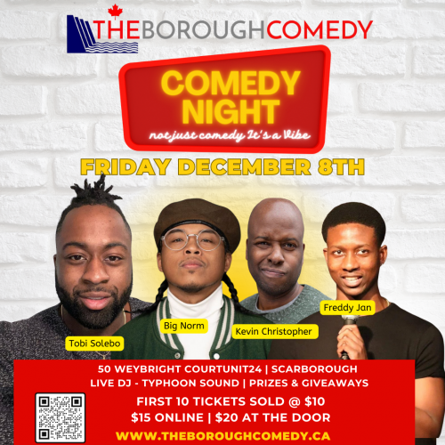 The Borough Comedy Night- It's not just comedy, it's a VIBE!