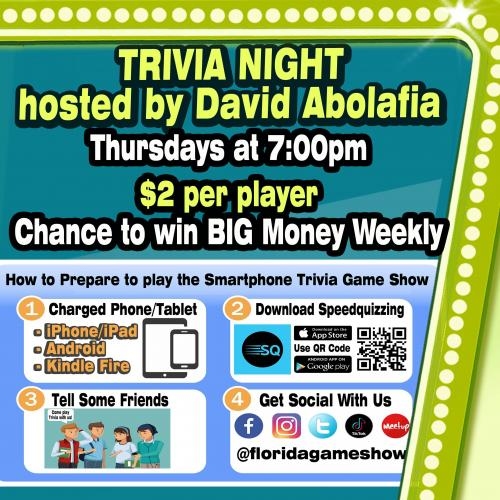 FloridaGameShow.com Bradenton Trivia Night at Wilder's Pizza 