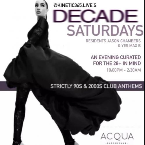 DECADE SATURDAYS