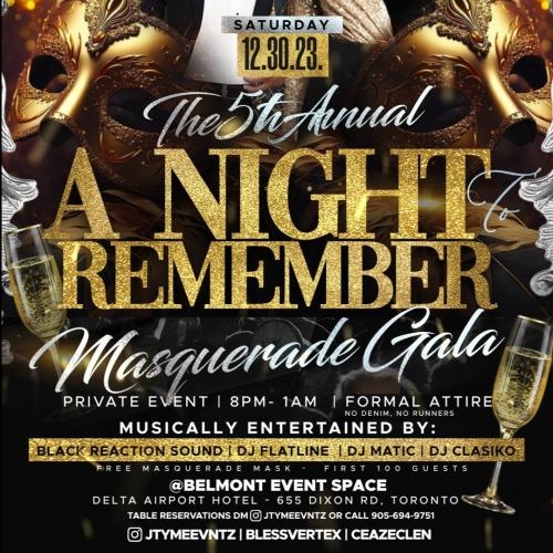 A NIGHT TO REMEMBER 