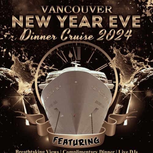 VANCOUVER NEW YEARS EVE DINNER CRUISE 2024 | NYE PARTY VANCOUVER