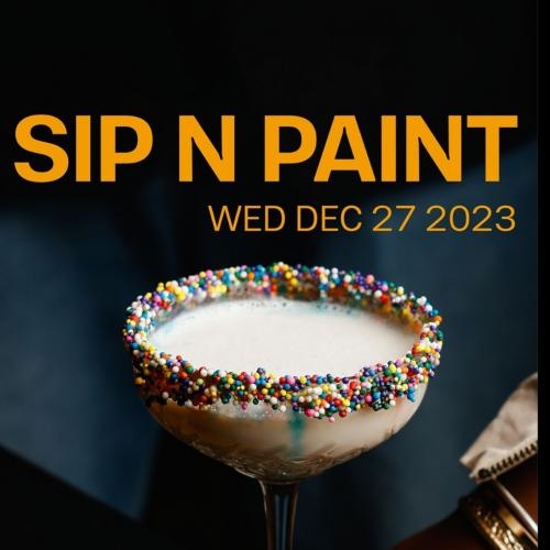 Sip and paint Tropikal
