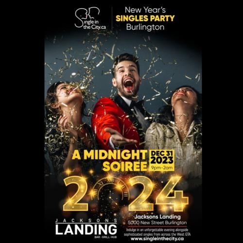 Burlington Singles New Year's Party: A Midnight Soiree