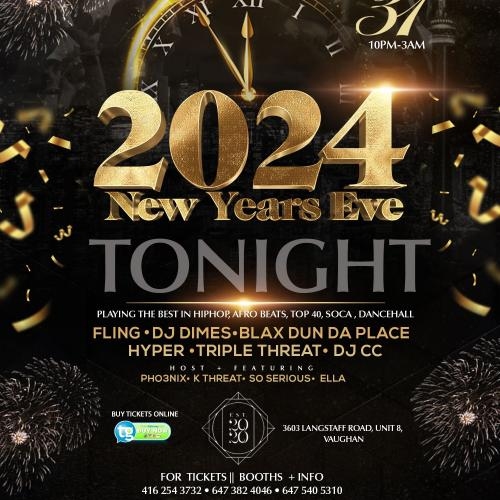 NYE 2024 The only place to be on nye!