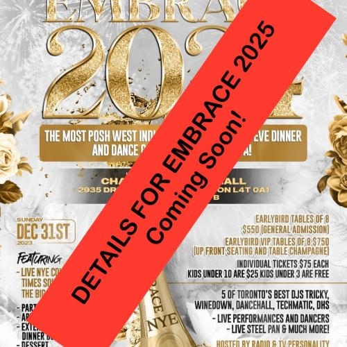 EMBRACE 2025 - Family New Years Eve Gala 
