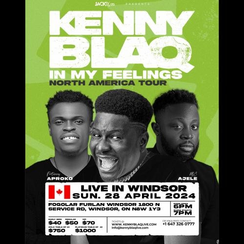 KENNYBLAQ IN MY FEELING COMEDY SHOW (WINDSOR)
