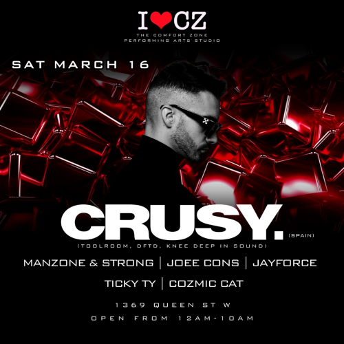 The Comfort Zone presents **CRUSY**