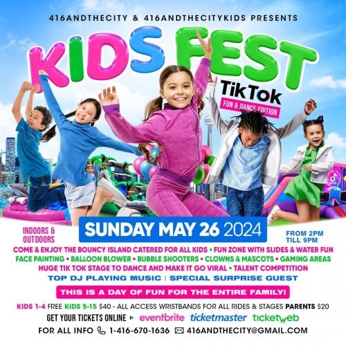 Kids Fest 2024: Toronto | TIKTOK Fun & Dance Edition 