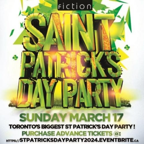 ST PATRICK'S DAY PARTY 2024 @ FICTION NIGHTCLUB | OFFICIAL MEGA PARTY! 