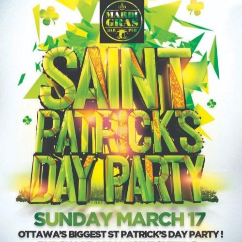 18+ | OTTAWA ST PATRICKS DAY PARTY @ MARDI GRAS CLUB | OFFICIAL MEGA PARTY! 