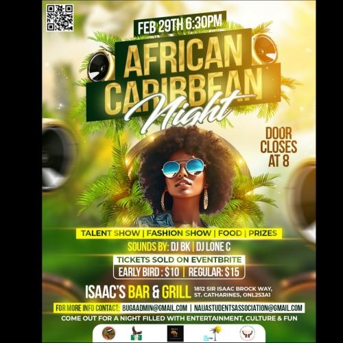 African/Carribbean Night