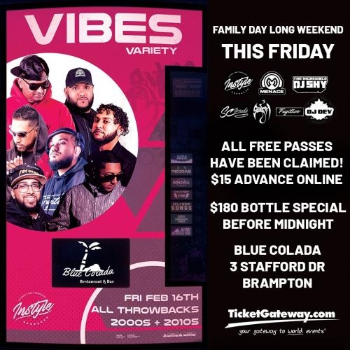 VIBES VARIETY - ALL THROWBACKS EDITION (2000S & 2010S MUSIC ERA)