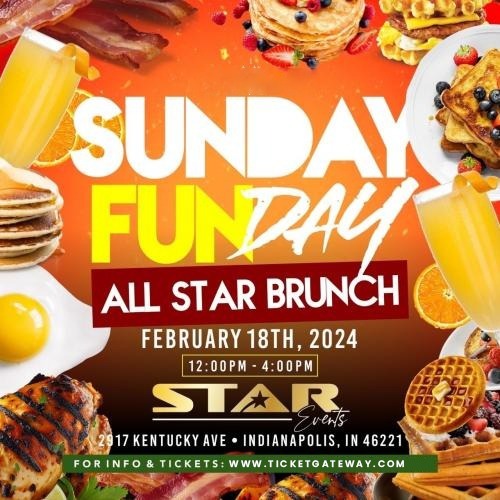 SUNDAY FUNDAY ALL STAR BRUNCH | INDIANAPOLIS ALL STAR WEEKEND 2024
