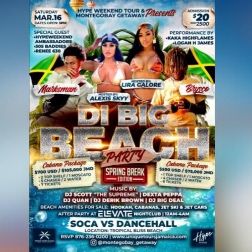 Spring Break Madness-Da Big Beach Party