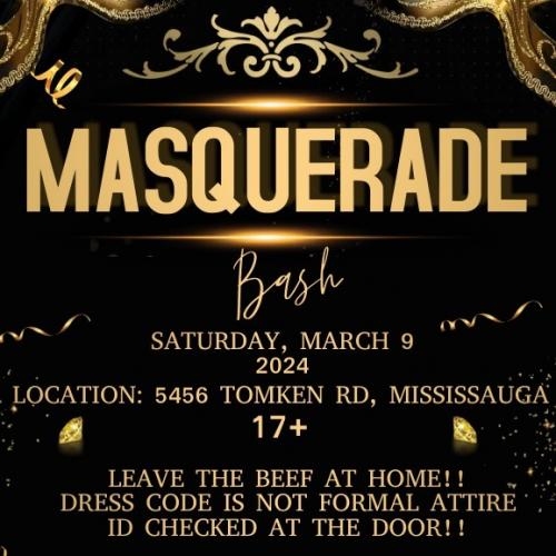 EARLY BIRD SPECIAL- MASQUERADE BASH