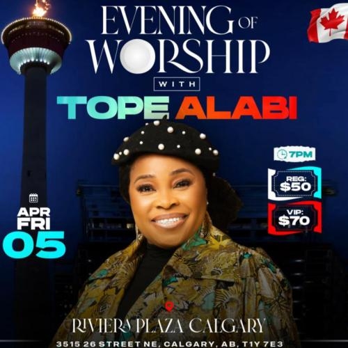 Evening Worship With Tope Alabi 