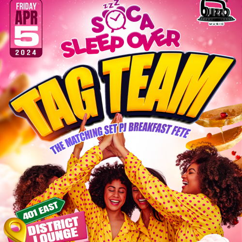 SOCA SLEEP OVER - TAG TEAM - THE MATCHING PJ SET BREAKFAST FETE