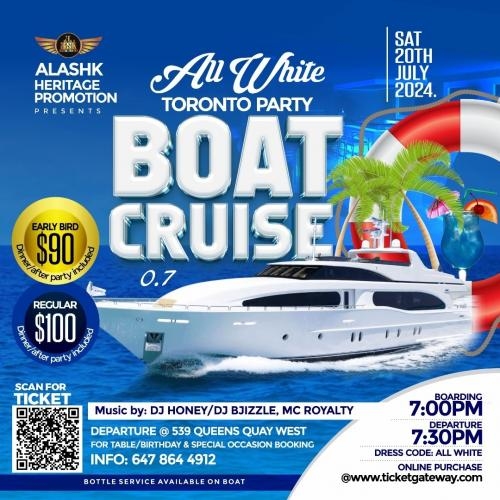 All White Toronto Party Boat Cruise 0.7 