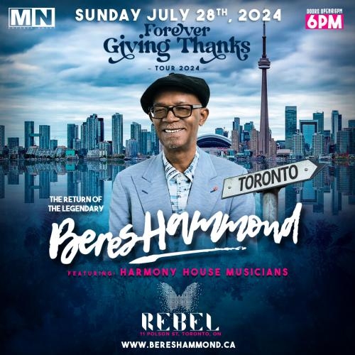 BERES HAMMOND Live In Concert Taking Place Inside REBEL