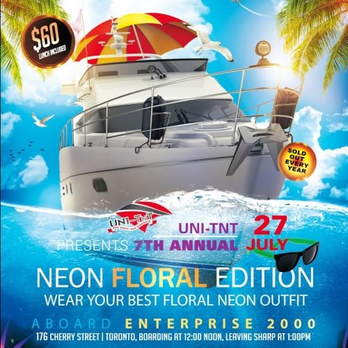 Uni-TnT Summer Boat Ride - Neon Floral Edition