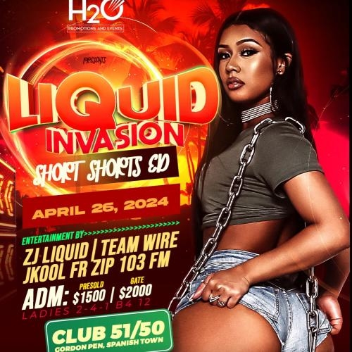 Liquid Invasion Short Shorts Edition