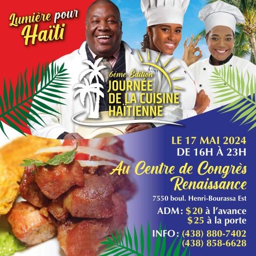 JOURNÉE DE LA CUISINE HAÏTIENNE - Sixième édition