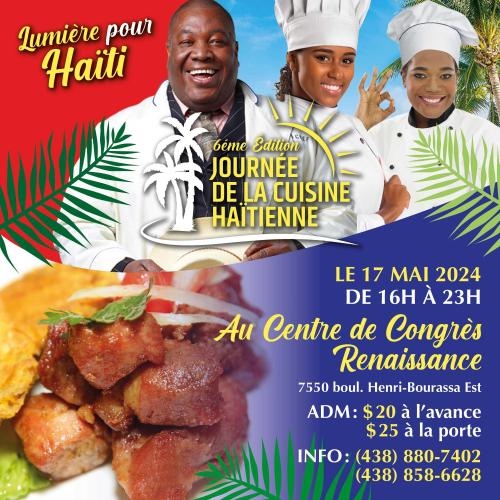 JOURNÉE DE LA CUISINE HAÏTIENNE - Sixième édition 