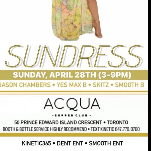 SUNDRESS (R&B PATIO DAY PARTY)