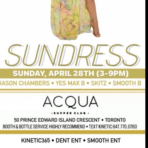 SUNDRESS (R&B PATIO DAY PARTY) 