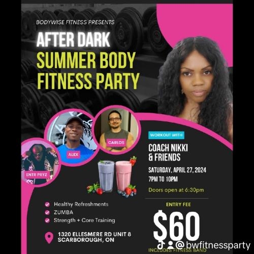After Dark, Summer Body, Fitness Party 