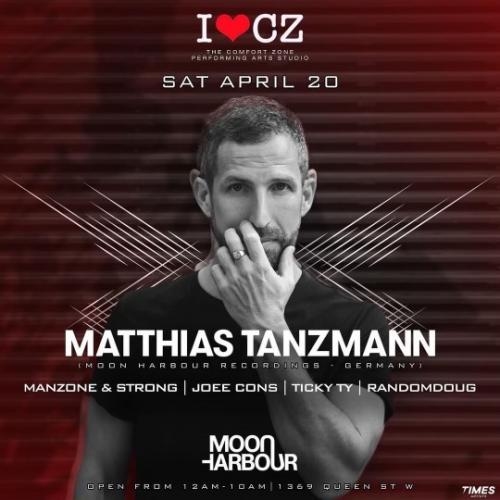 The Comfort Zone presents **MATTHIAS TANZMANN**